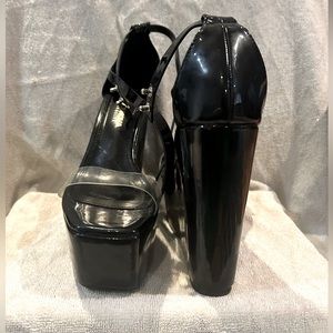 Patent wedges from Fashion Nova. Barely worn.